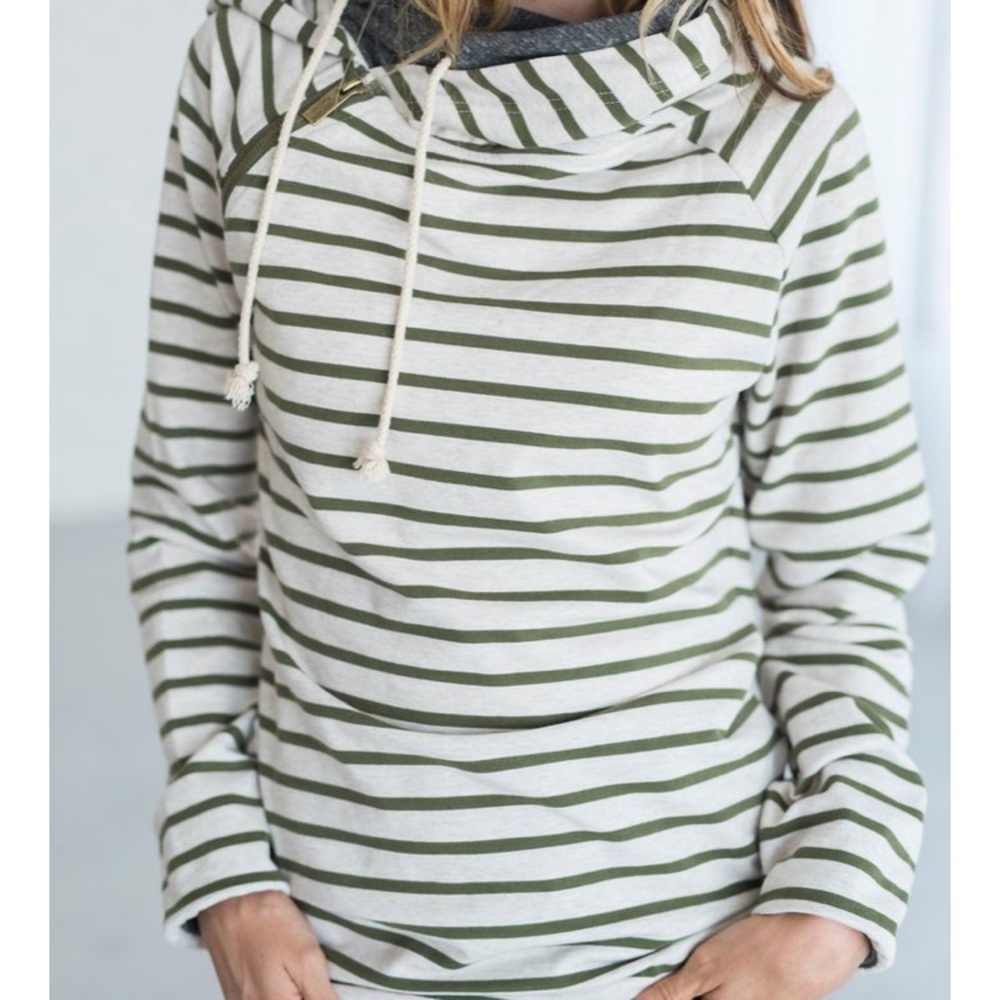 Ampersand ave double hooded sweatshirt